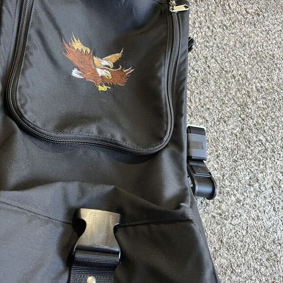 Club Glove Cordura Bag Wheeled Carry On Luggage Bag 24” Black Travel - Picture 2 of 9